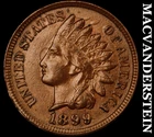1899 Indian Head Cent- Choice Gem Brilliant Uncirculated+++ Luster #J110