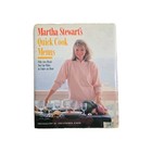Vintage 1988 Martha Stewart's Quick Cook Menus Hardcover Cookbook