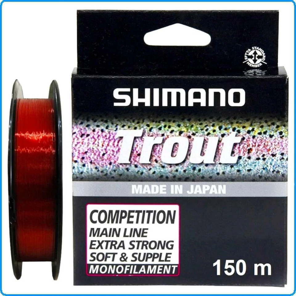 Filo Shimano Trout Competition 150m 0.12mm 1.29Kg da trota spinning bolognese - Immagine 4 di 4