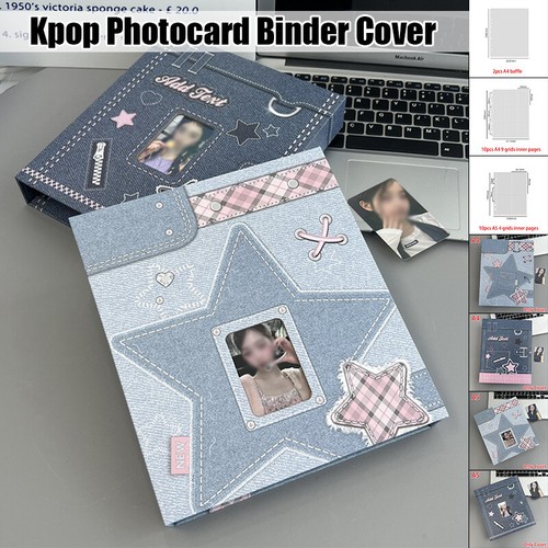 A5 Kpop Photocards Segregator Cover Karty idol Zdjęcia Album Kolekcjonerska książka do przechowywania - Zdjęcie 1 z 30