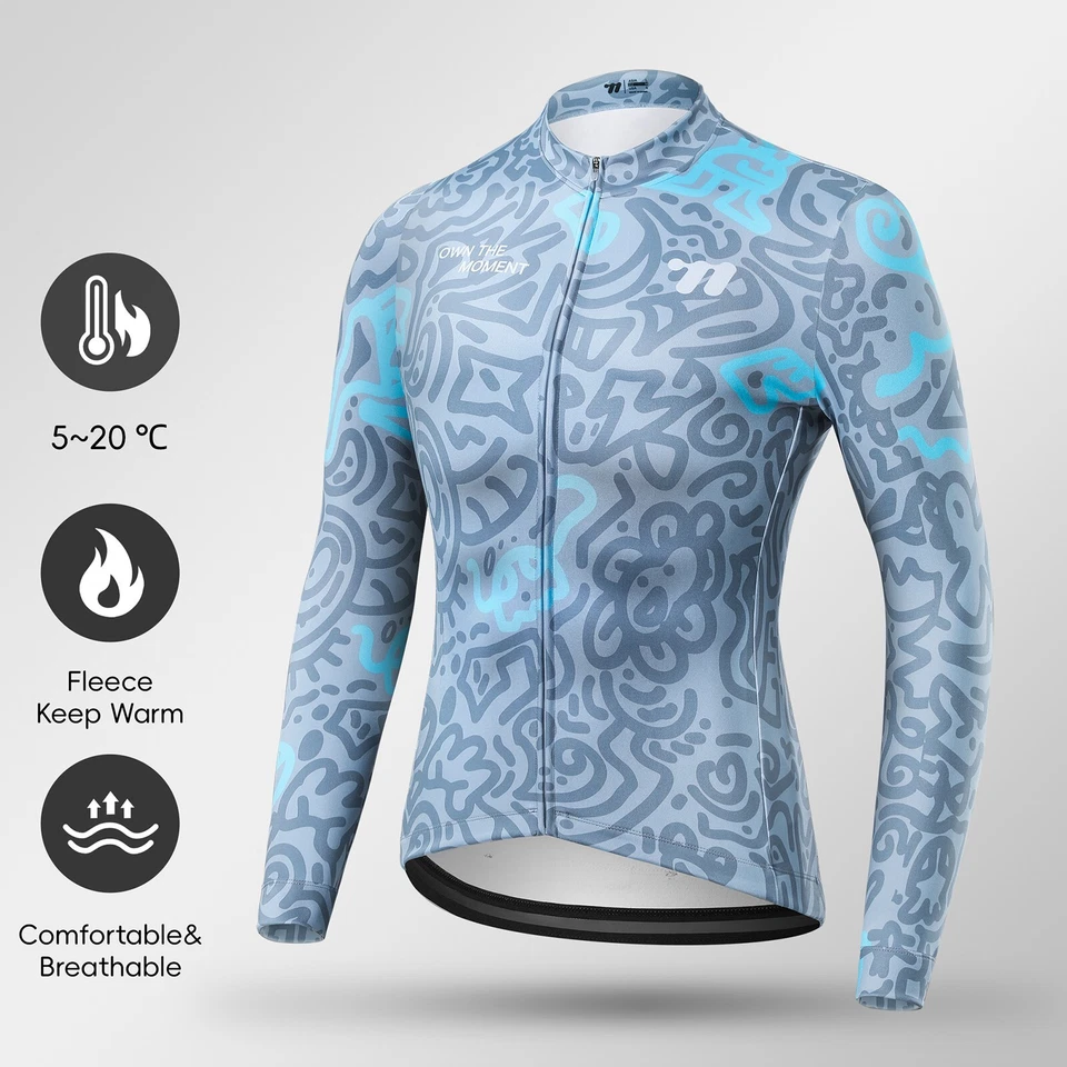 WEST BIKING Cycling Jacket Winter Long Sleeve Bike Coat Windproof Bicycle Clothe - Image 4 of 4