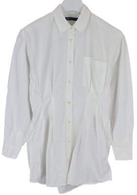 LEVI'S 84753 Made & Crafted Kleid Damen XS Langarm Polo Kragen Shirt Typ