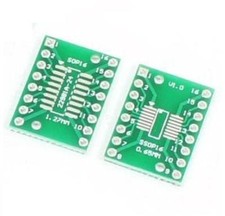 50PCS SOP16 SSOP16 TSSOP16 To DIP16 0.65/1.27mm IC Adapter PCB Board top