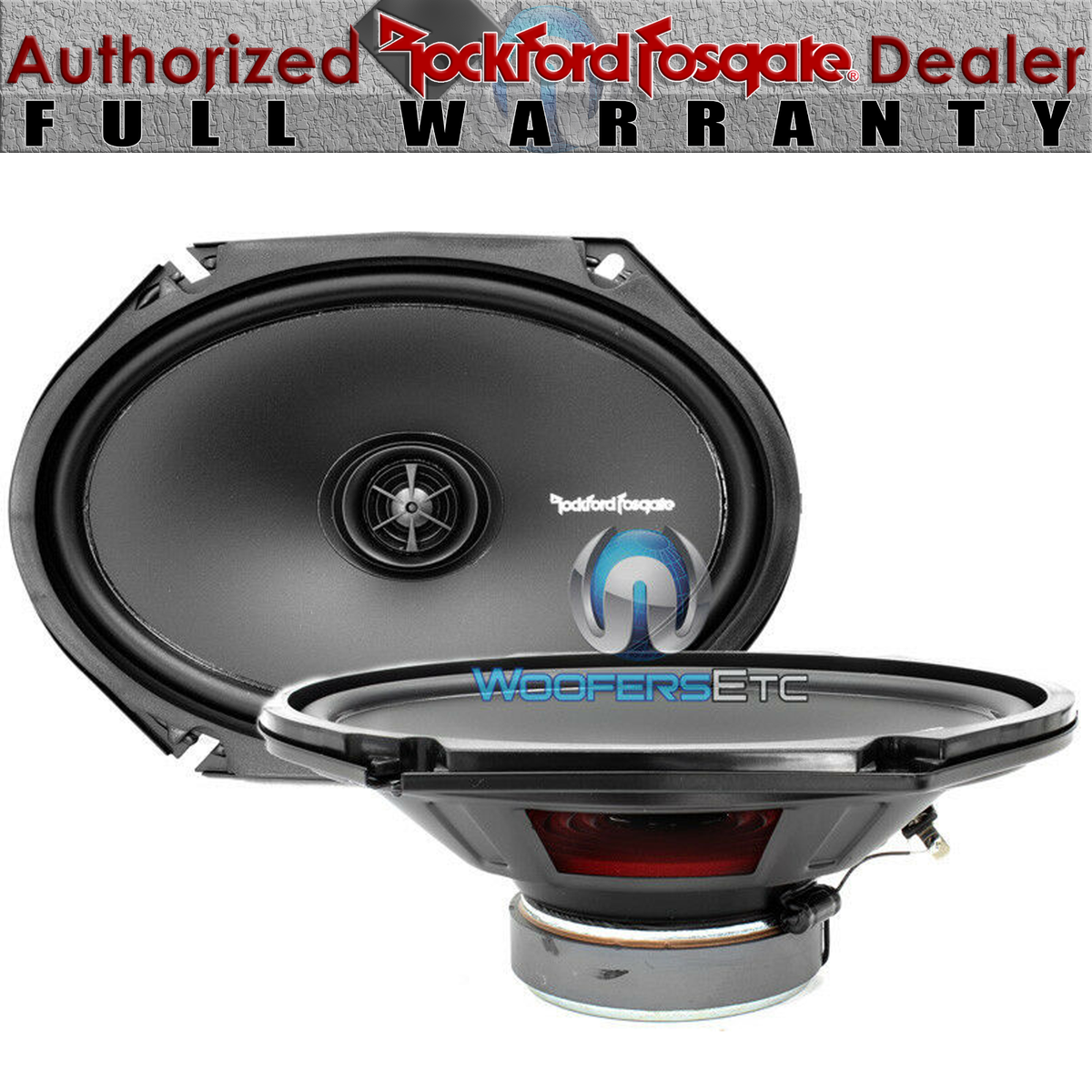 ROCKFORD FOSGATE R168X2 PUNCH PRIME 6X8