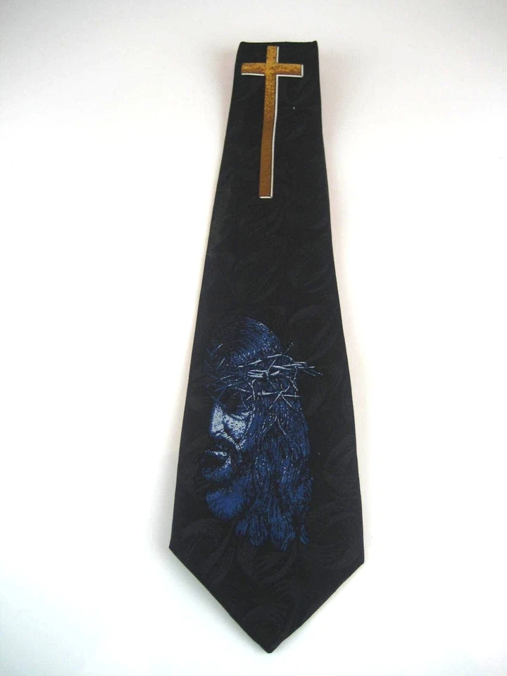 Gravata tema cristão 100% seda A Rogers - Imagem 2 de 4