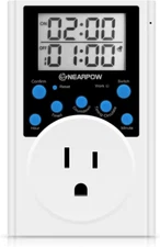 Timer Outlet, Nearpow Multifunctional Infinite Cycle Programmable Plug-In Digita