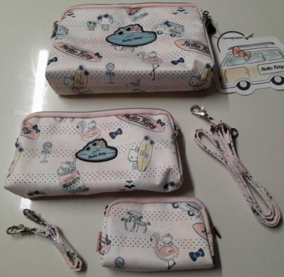 NEW JUJUBE HELLO KITTY BE SET (Set of pouches straps) HELLO SUMMER (B)