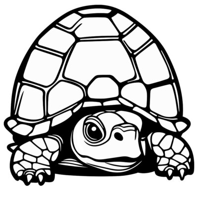 Tortoise Rendering Vinyl Decal Car Truck Window Tumbler Laptop Tablet Notebook