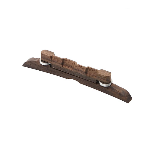 Genuine Rosewood Adjustable Compensated 114mm Bridge with Rosewood Base 2pc set - Picture 7 of 15