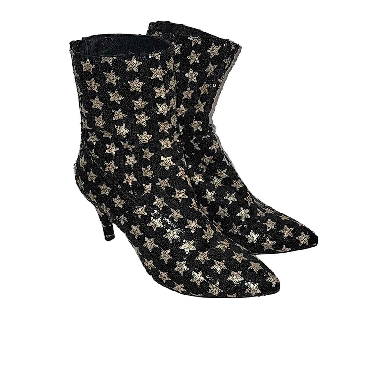Free People Lexi Heel Sequin Boots eBay