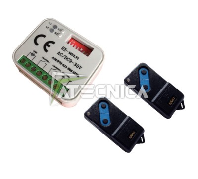 Radioempfänger Für Fernbedienungen Faac Dip Switch 433 Automatisierung Rxmulti
