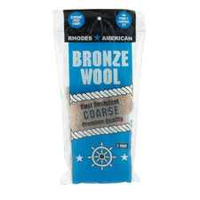 Coarse Grade Bronze Wool Pads (3-Pack)