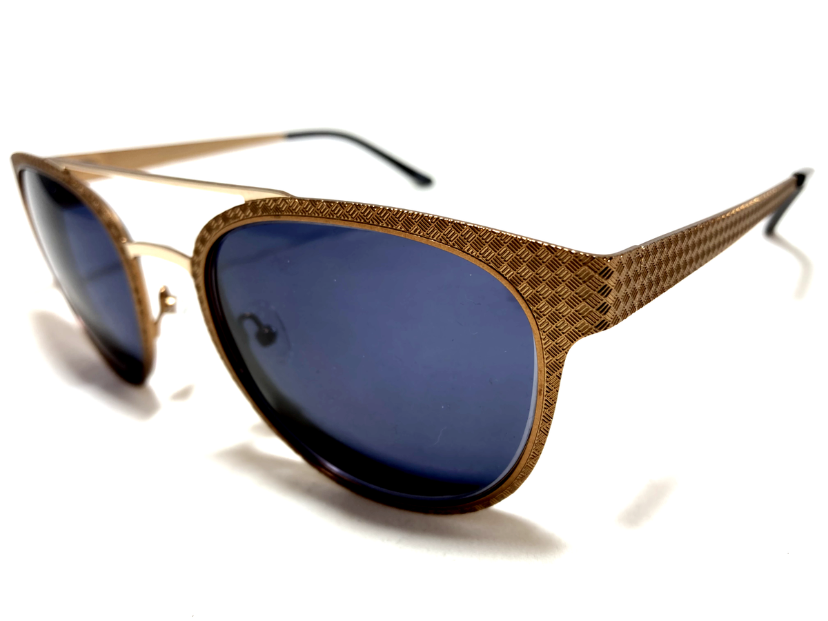 Zenni Sunglasses 1128615 FRAME ONLY Gold/Bronze | eBay