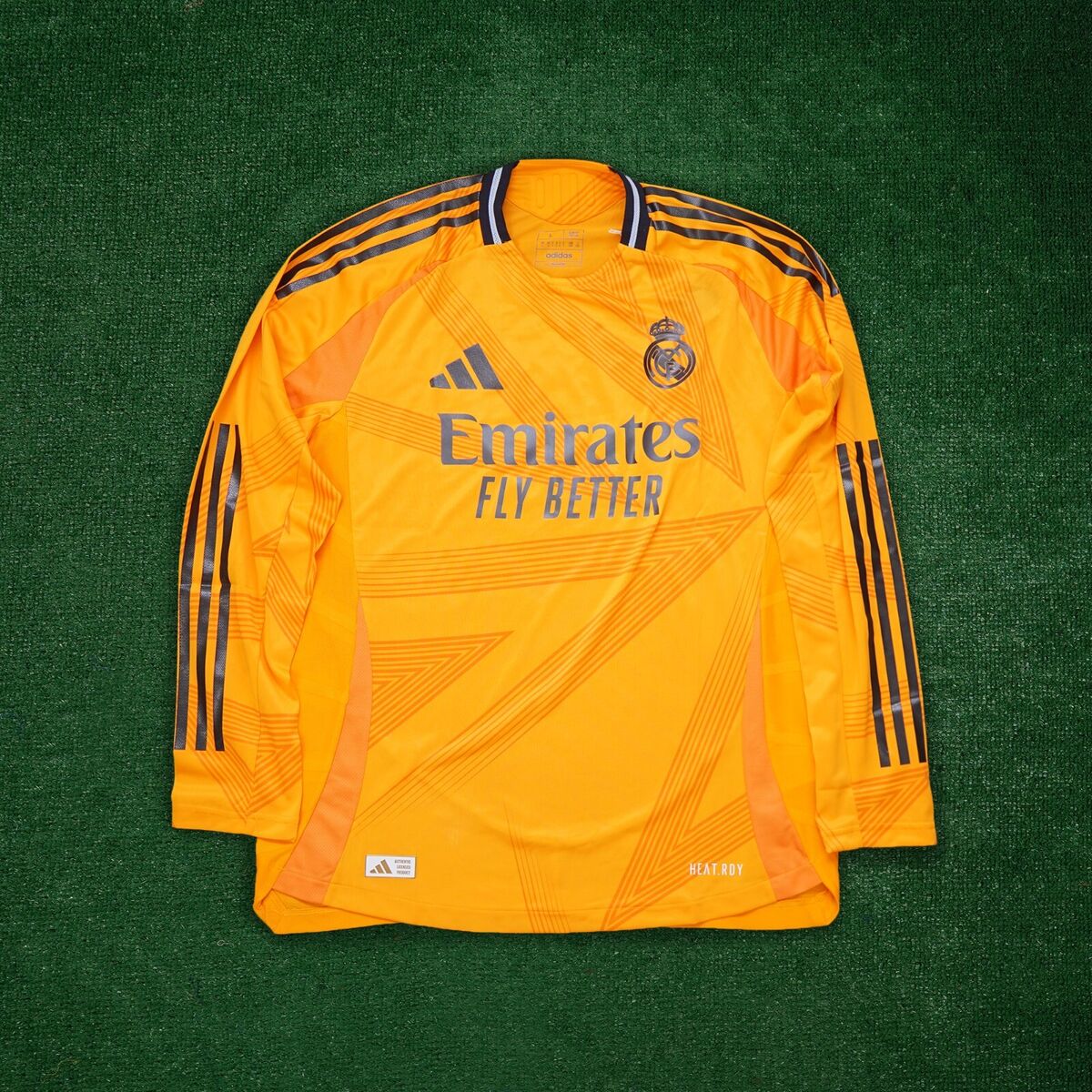 Real Madrid Adidas 24/25 Long Sleeve Authentic (Crew Orange