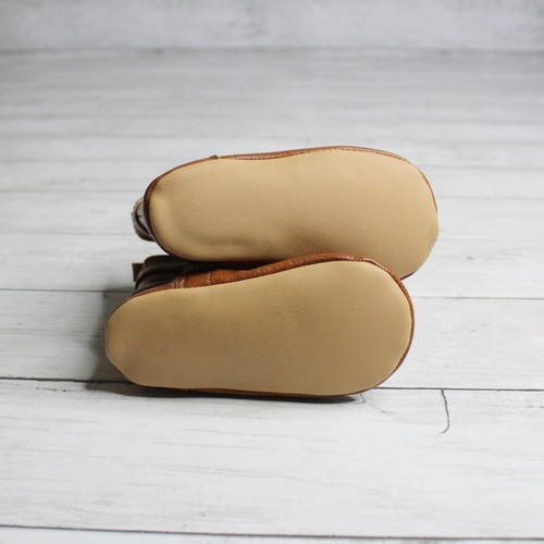 Old Navy Baby Girl's Winter Booties Crib Shoe Boots 6-12 Months Buckles - 第 5/6 張圖片