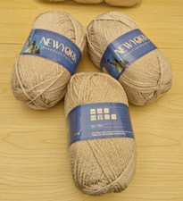 New York DK Yarn - Knitting/Crochet Yarn  3 x 100g Balls Total Weight 300g