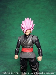 S H Figuarts Dragon Ball Super Goku Black Ssj2 Custom Hair By