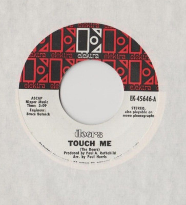 THE DOORS Touch Me / Wild Child 45 RECORD Jim Morrison
