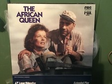 THE AFRICAN QUEEN LASERDISC HUMPHREY BOGART KATERINE HEPBURN