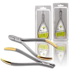 Cynamed Braces Wire Cutter Orthodontic Dental with Tungsten Carbide Inserts Gold