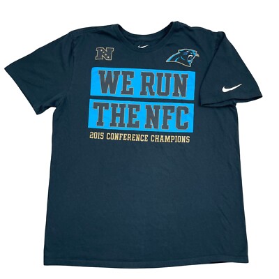 Men's Nike Carolina Panthers Football 2015 NFC Champions t-shirt