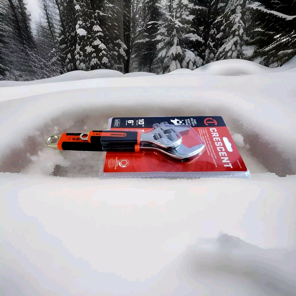 Two Crescent Adjustabke Wrench Set. 6" / 10". Fully Chromed - Image 4 of 4