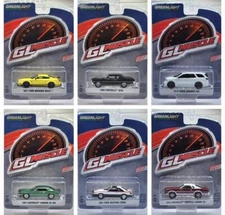 GREENLIGHT COLLECTIBLES GL MUSCLE S27 COMPLETE SET OF 6 VEHICLES REAL RIDERS!