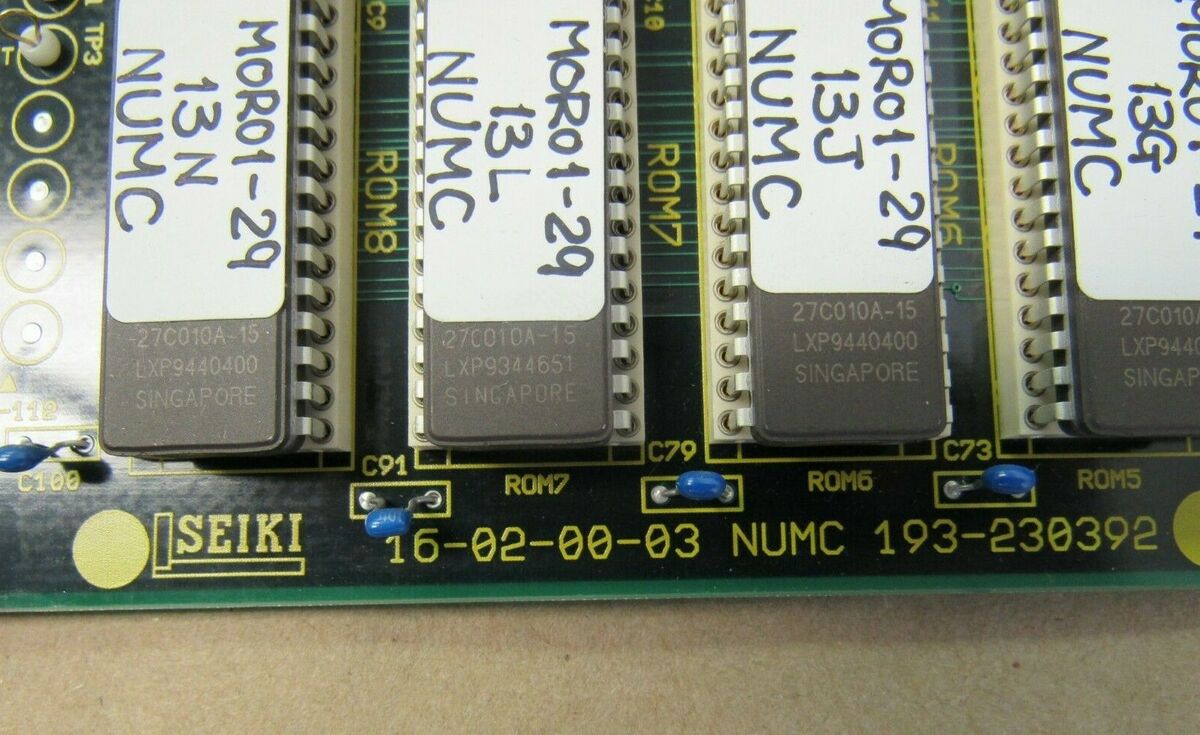 SEIKI CIRCUIT BOARD 16-02-00-03 NUMC 193-230392, FROM SEIKI CIRCUIT BOARD 16-02-00-03 NUMC 193-230392, FROM