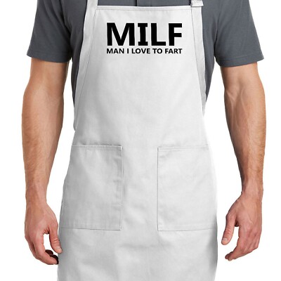 Funny Fart Joke Farting Apron Pocket Humor Custom MILF gift Man I Love To Fart