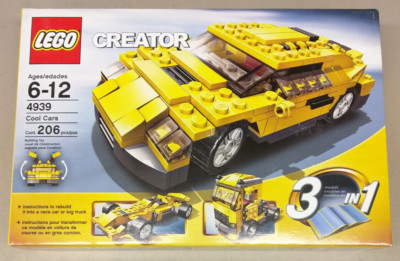 LEGO Creator 4939 Cool Cars NEW! 3-in-1 Yellow Sports Race Semi