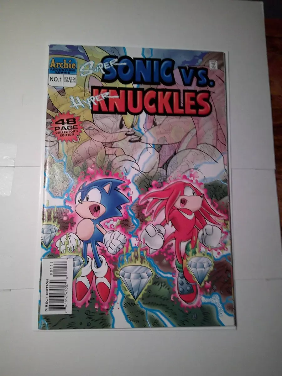 Super Sonic vs. Hyper Knuckles #1, First Print, VF