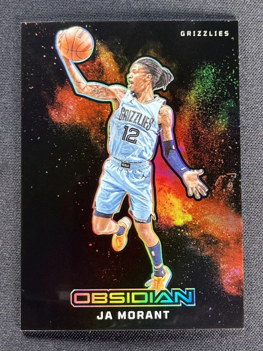 2023-24 Panini Obsidian Ja Morant #14 Black Color Blast Grizzlies Case Hit SSP
