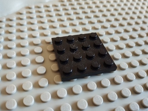 Lego Vintage Plates 4x4 4x6 4x8 4x10 4x12 Light grey blue black etc - Picture 4 of 60