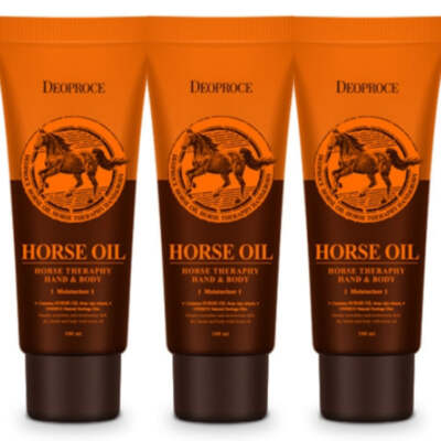 Deoproce Horse Therapy Hand & Body 100g*3Pcs - FREE SHIPPING