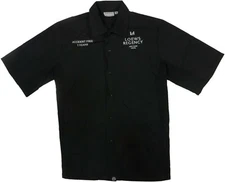 Chef Works Black Medium Men's Cook or Work Shirt with side Ventilation