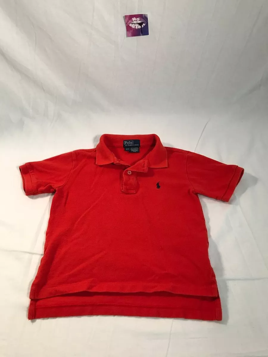 Polo Ralph Lauren Polo Shirt Kids Toddler sz 3T Orange eBay