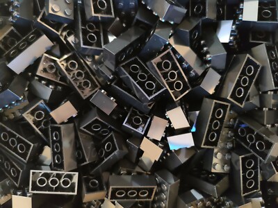 LEGO 2x4 Bausteine - Standard Basic - Schwarz/black - 100/50/20 - 3001 - NEU