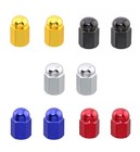 Hex Dome Valve Caps Lowrider Bicycle Cruiser BMX MTB Bike Schrader MANY COLORS!