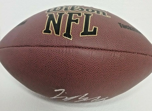 JOEY BOSA Signed L A CHARGERS OSU BUCKEYES NFL All-Pro Wilson Football JSA COA - Picture 4 of 5