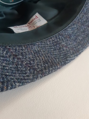 Vintage Harris Tweed Dunn & Co Trilby Hat - Mens - Size 56cm or 6 7/8" - VGC - Picture 5 of 7