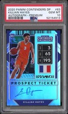 2020 Panini Contenders Draft Picks #63 Killian Hayes Autograph-Premium PSA 10