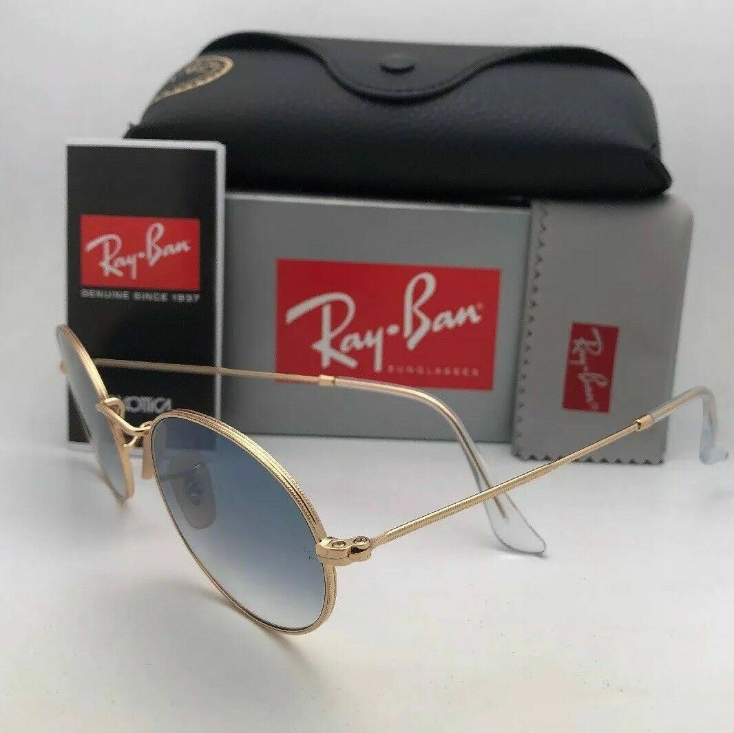 New RAY-BAN Sunglasses RB 3547-N 001/3F 51-21 145 Gold