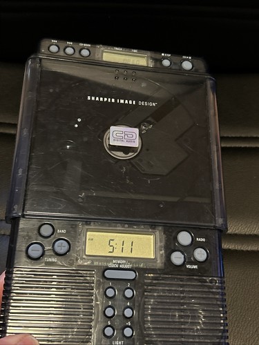 Sharper Image CD Shower Companion with AM/FM Radio Model SI-538 Tested WORKS - Picture 4 of 8
