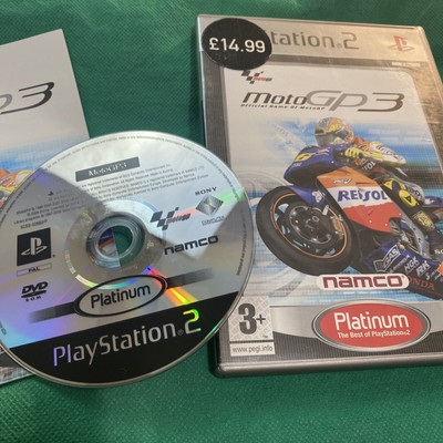 Jogo MOTO GP3 PS2 PlayStation 2 Platinum inclui manual Bom Estado Como Visto