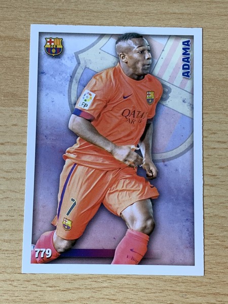 Mundicromo 2014-15. Adama Rookie. Cromo Número 779. F.C.BARCELONA B