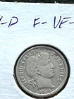 1914 D   Barber Dime F/VF