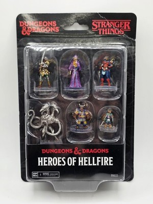 Dungeons & Dragons Stranger Things Heroes of Hellfire Miniatures, New, Sealed