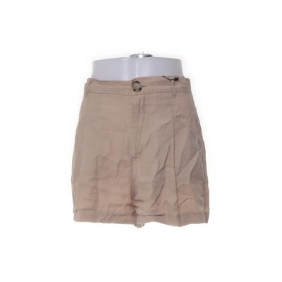 Zara, Shorts, Größe: M, Beige, Lyocell/Polyester, Einfarbig, Damen #DqP