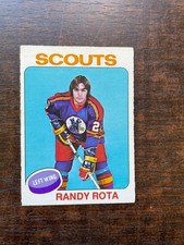 1975-76 O-Pee-Chee OPC #237 Randy Rota - Kansas City Scouts EX-MT
