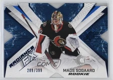 2022-23 SPx Radiance F/X Rookies Blue /399 Mads Sogaard #RFX-90 Rookie RC